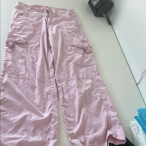 American Eagle Outfitters Light Pink Stretch Pants